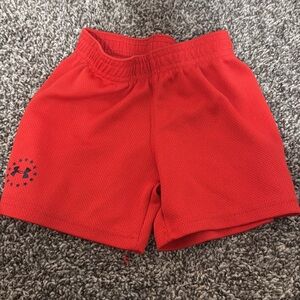 Under Armour Kids Bright Red Shorts
